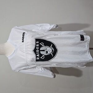 Raiders White and Black Logo Shirt